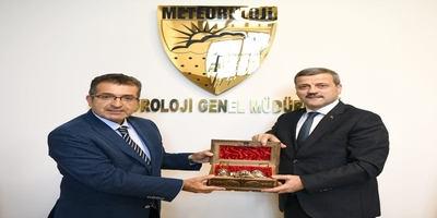 Rektörümüz Prof. Dr. Musa Yıldız, Meteoroloji Genel Müdürü Volkan Mutlu Coşkun’u Ziyaret Etti